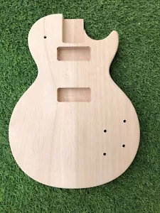 DIY Guitar Body Mahogany P 90 JACK Replacement Unfinished Style Bolt ON LP - Picture 1 of 4