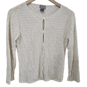Sigrid Olsen Perlen Strickjacke Pullover Damen Gr. XS Twee Coquette feminin - Bild 1 von 8