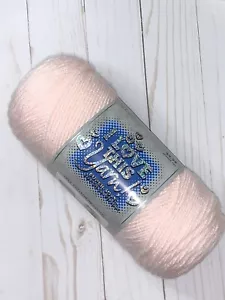 Hobby Lobby I Love This Yarn! Medium Acrylic - Soft Pink Lot #205759 - 7oz Skein - Picture 1 of 4