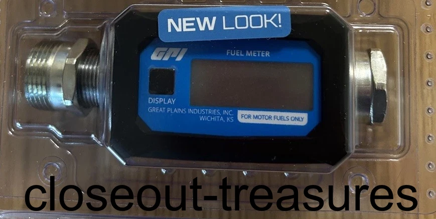 GPI 01A Series 3-30 GPM Digital In-Line Fuel Meter 01A31GM BRAND NEW NO BOX READ - Image 1 of 1