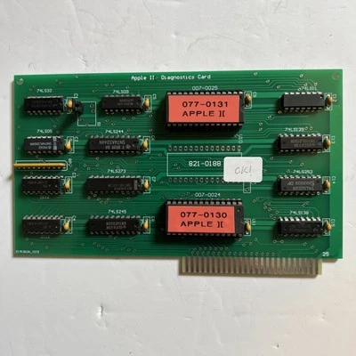 Tarjeta de diagnóstico Apple II, II Plus o Europlus Foto 1 de 2