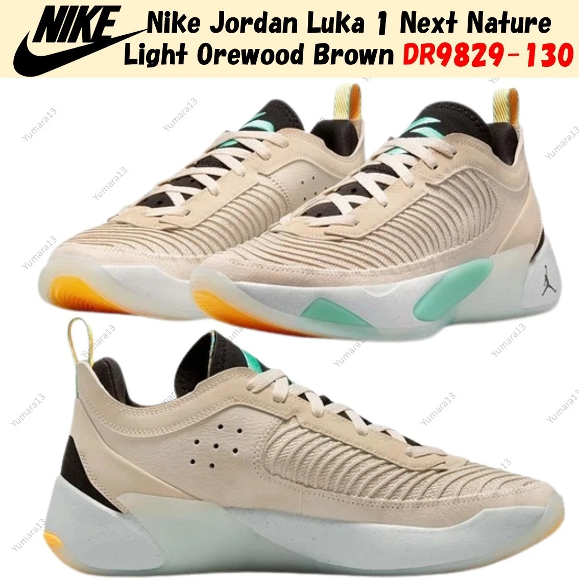シューズ(男性用) NIKE JORDAN LUKA 1 28cm DR9829-130 Jordan Luka 1 Next Nature Noise Aqua Men's - DR9829-400/DR9830-400