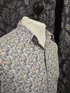 ROCHA JOHN ROCHA Long sleeve, Lightweight Floral Shirt, Cotton, Size XLarge - Picture 1 of 9