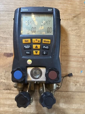 Testo 557 Digital Manifold Refrigeration Analyzer HVAC - image 1 of 4