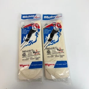 CALZINI MOJAVE WIGWAM vintage anni 60 fodera lana uomo leggeri taglia 11 lotto 2 paia - Foto 1 di 6