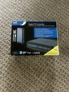RCA DTA809 Digital to-Analog TV Converter DTV Tuner Remote New Open Box Complete - Picture 1 of 7