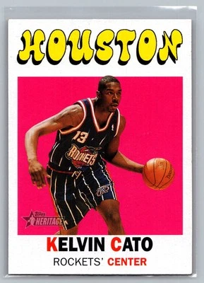 2000-01 Topps Heritage Kelvin Cato #190 Houston Rockets - Image 1 of 2