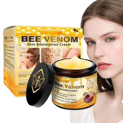 MARKENLOS Bee Venom Skin Restoration Cream Professional Bee Venom Skin Cream Deeply Clean