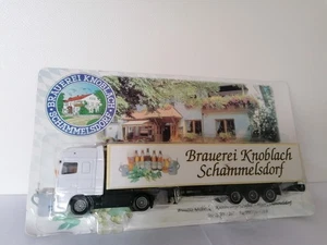 Mini camión publicitario Knoblach Schammelsdorf, DAF 95 XF TALLA 1:87 en embalaje original - Imagen 1 de 10