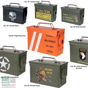 US Munitionskiste Cal.30 50 Militär Lackiert US Army Division Star Flight Record - Bild 1 von 32