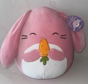Squishmallow 12 Zoll Bop der Hase hält Karotte NEU mit Etikett Osterhase - Bild 1 von 8