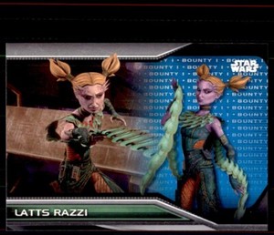 2021 Star Wars Bounty Hunters Base Blue #B1-84 Latts Razzi - The Clone Wars
