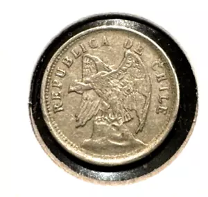 Cile 1921 5 centavos KM 165 XF - Foto 1 di 2