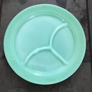 Vintage 6 Feuerkönig Jadeit Dessertschalen Lotus & geteilter Teller - Bild 1 von 14