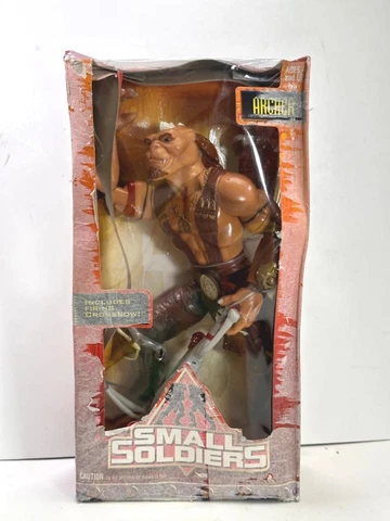 Kenner Small Soldiers 1998 12 inch ARCHER. New Damaged Box Cover
