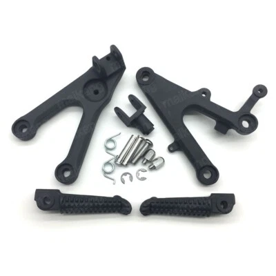 For Yamaha YZF R6 2003-2005 R6S 2006-2009 08 Driver Front Foot Peg Bracket Black - Image 1 of 4