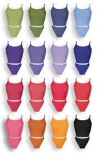 Tankini Talla 36-44 Slip + Camiseta sin Mangas Deportivos Bikini Muchos Mujeres - Imagen 1 de 18