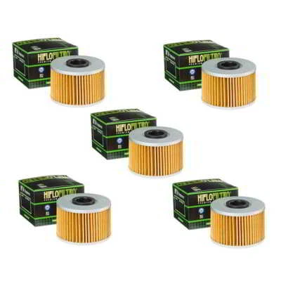 Hiflofiltro HF114 Oil Filter 5 Pack Honda TRX420 TRX500 SXS100 M3 M5p Pioneer Foto 1 de 4