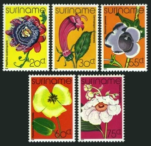 Surinam 484-488,MNH.Michel 807-811. Flowers,1978. - Picture 1 of 1