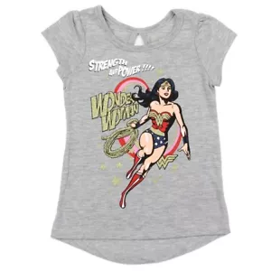 DC Comics ☆ Wonder Woman Toddler Girls' Strength & Power T-Shirt ☆ Sizes 2T, 3T - Picture 1 of 2