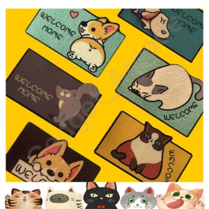Cute Creative Pet Lover Shower Pawfect Bathroom Doormat RUG Animal Cat Dog Love - Picture 1 of 19