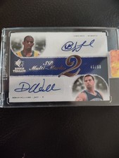 Chris Paul/Deron Williams 2007-08 Sp Rookie Threads Multi-marks Dual Autograph 
