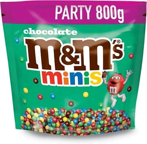 M&M's Minis Milk Chocolate Party Mix Bulk Snack Bag 800g - Picture 1 of 8