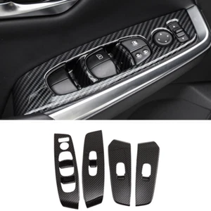 For Nissan Sentra 2020-23 Carbon Fiber Window Lock Lift Switch Button Panel Trim - Bild 1 von 7