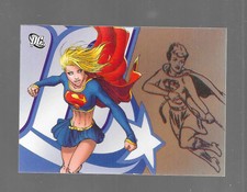 DC Legacy 2007 Rittenhouse GOLD Parallel Base Card 30 Supergirl