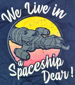 Camiseta Firefly/Serenity "We live in a Spaceship, Dear" 2XL Uni Azul Oscuro - Imagen 1 de 3