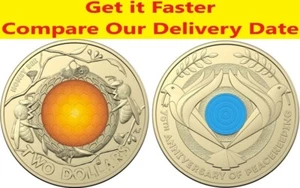 Honey Bee & Peacekeeping 2022 Set of 2 Two Dollar $2 Coins Rare Australia - UNC - Picture 1 of 5