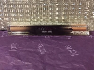 Huda Beauty Matte & Metal Melted Shadows In Faux Fur & Bamboo Hoops 2 x 2ml New - Picture 1 of 1