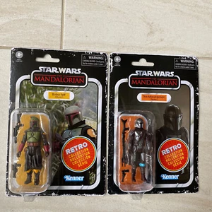STAR WARS 2022 RETRO 2 Set The MANDALORIAN Beskar BOBA FETT Morak - Imagen 1 de 10
