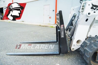 Par de horquillas para carretilla elevadora 1,57"x4"x48" clase 2A tapa de 5.500 libras *marco no incluido Foto 1 de 4