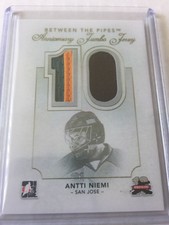 11-12 Itg Between The Pipes Antii Neimi Anniversery Jumbo Jersey