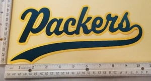HUGE GREEN BAY PACKERS IRON-ON PATCH - 5" x 11" - Picture 1 of 1