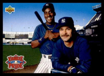 1993 Upper Deck #47 Roberto Kelly/Don Mattingly TMTS New York Yankees Foto 1 de 2