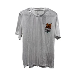 Adidas Sommer Bucket T-Shirt Größe L weiß mit Grafik 100% Baumwolle - Bild 1 von 7