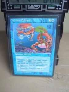 MTG VODALIAN SOLDIERS Summon Merfolk - Regular Common - Illus. Melissa Benson - Picture 1 of 5