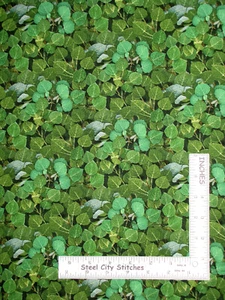 Landscape Medley Green Leaves Fabric Cotton 498 Elizabeths Studio By The Yard - Picture 1 of 1