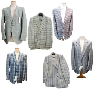 Giacca Uomo Estate Sportiva Leggera Quadri Riga FACIS 46 50 Drop 7 / 8 Sfoderata - Foto 1 di 74