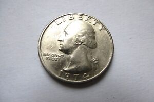 Quarter Dollar 1974    George Washington  USA