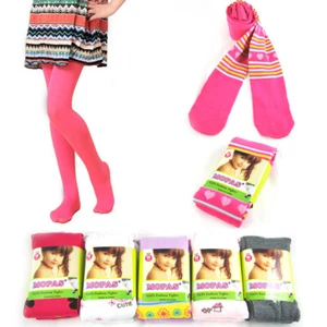 3 Pairs of Stockings Tights for Girls Toddlers Pantyhose School Ballet Opaque Me - Picture 1 of 1