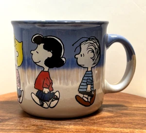 Silver Buffalo Peanuts Gang Comic 21 Oz Ceramic Coffee Tea Mug - Picture 1 of 8