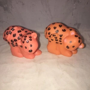 Fisher Price Little People Arca de Noé Par Leopardo Guepardo Niño Niñas - Imagen 1 de 4