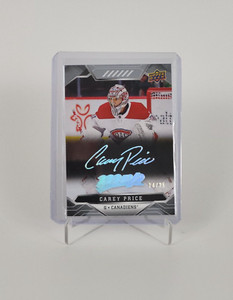2019-20 Upper Deck MVP Super Script Carey Price /25