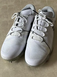 UNDER ARMOUR UA Jordan Spieth 3 White Golf Shoes Cleats Mens Size 7 - Pre-Owned - Picture 1 of 17