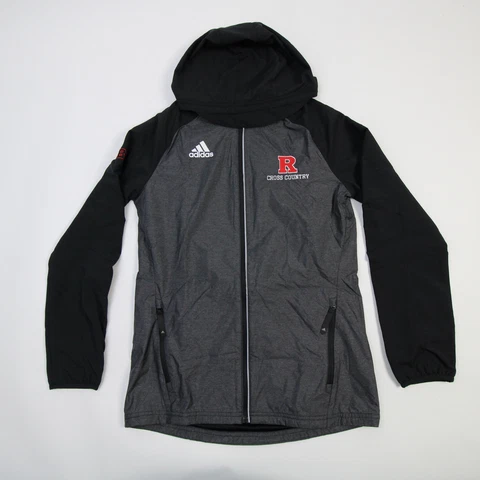 Rutgers Scarlet Knights adidas Jacket Women's Gray/Black New Cover