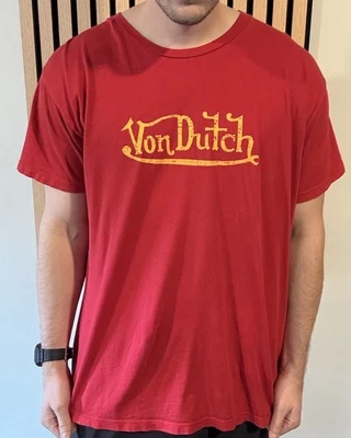 Red Von Dutch t-shirt size XXL , Great condition ,Fits more like a Large - Image 1 of 4