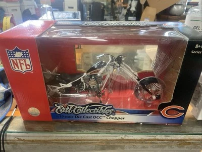 Chicago Bears 2006 Ertl Diecast Collectible OCC Chopper 1:10 Motorcycle - Image 1 of 4